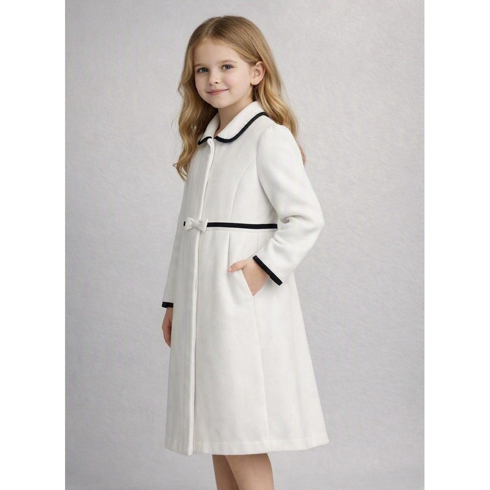 Gymboree Girls Ivory White Coat 10-12 Classic Dressy